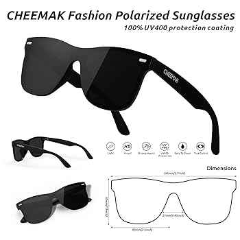 Amazon.com: CHEEMAK Polarized Sunglasses for Men/Women Retro